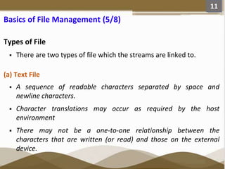 C File Manipulation Example File Management and manipulation in C++ Programming | PPTX