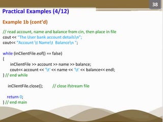 File Management and manipulation in C++ Programming | PPTX