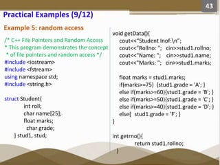 File Management and manipulation in C++ Programming | PPTX