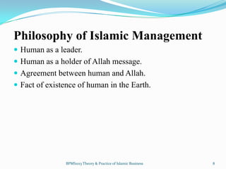 Chapter 8: Islamic Business in Management | PPTX