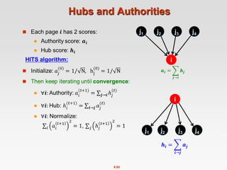 8.60
Hubs and Authorities

i
j1 j2 j3 j4
j1 j2 j3 j4
i
 