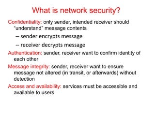 Networking Computer Data Copy Intimation Chapter8-Network Security of computer network | PDF