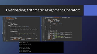 Operator Overloading | PPT