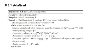 8.5.1 AdaGrad
 
