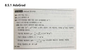 8.5.1 AdaGrad
 