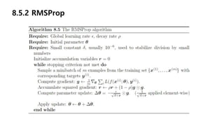 8.5.2 RMSProp
 