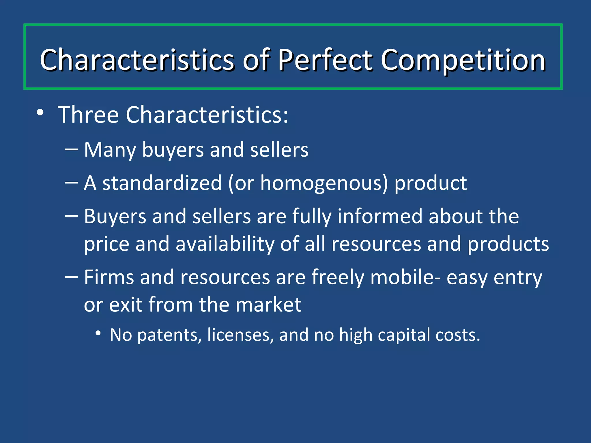 Chapter 8 perfect competitio-micro  PPT
