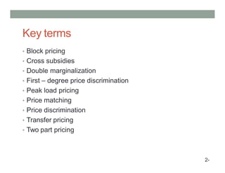 Chapter 8 pricing strategies for firms with market power | PPTX