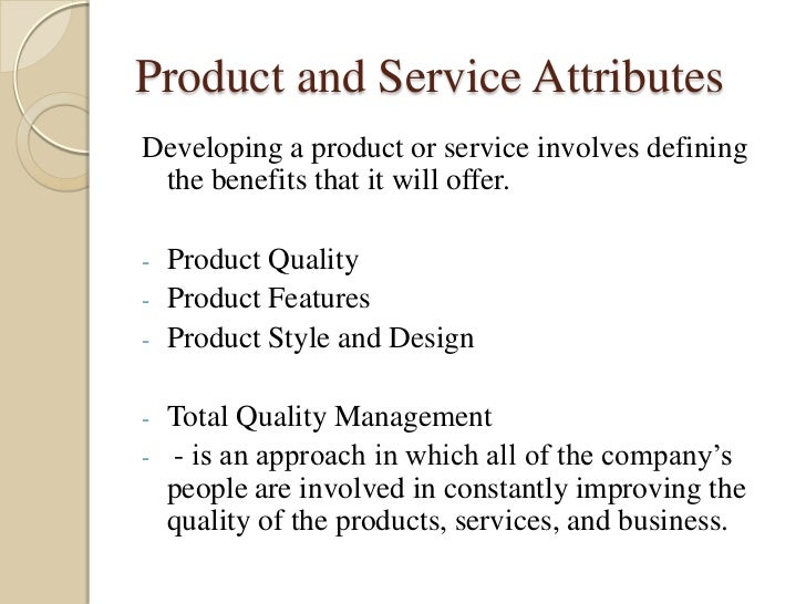 Chapter 8 product, service, and brands (building customer value)