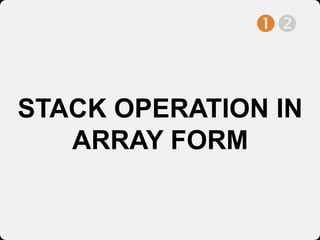 Data Structure (Stack) | PPSX