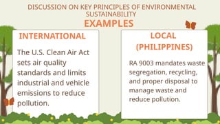 Pollution Reduction Mission Statement Examples Environmental Sustainability and Civic Responsibility: Principles ...