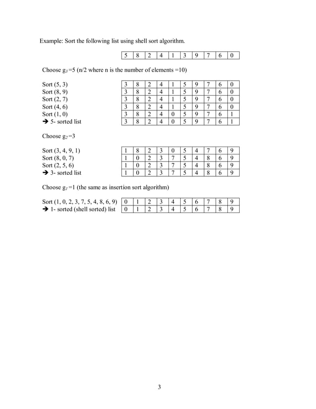 Chapter 8 advanced sorting and hashing for print | PDF