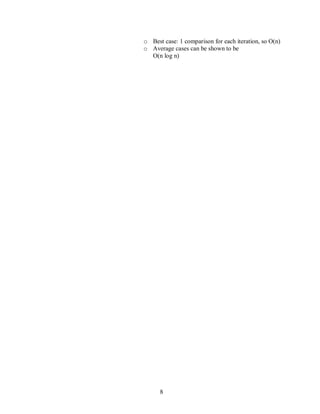 Chapter 8 advanced sorting and hashing for print | PDF