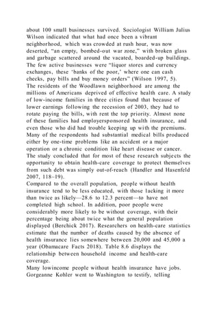 CHAPTER 8American Poverty The Dream Turned NightmareBroadly spe | PDF