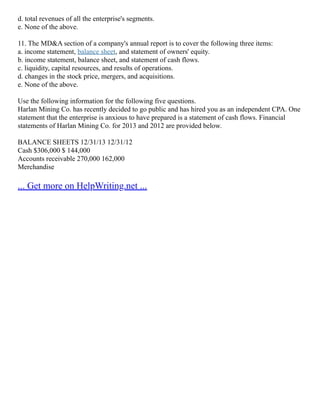 Chapter 8 Assignment | PDF