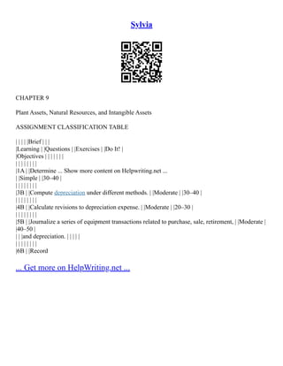 Chapter 8 Assignment | PDF