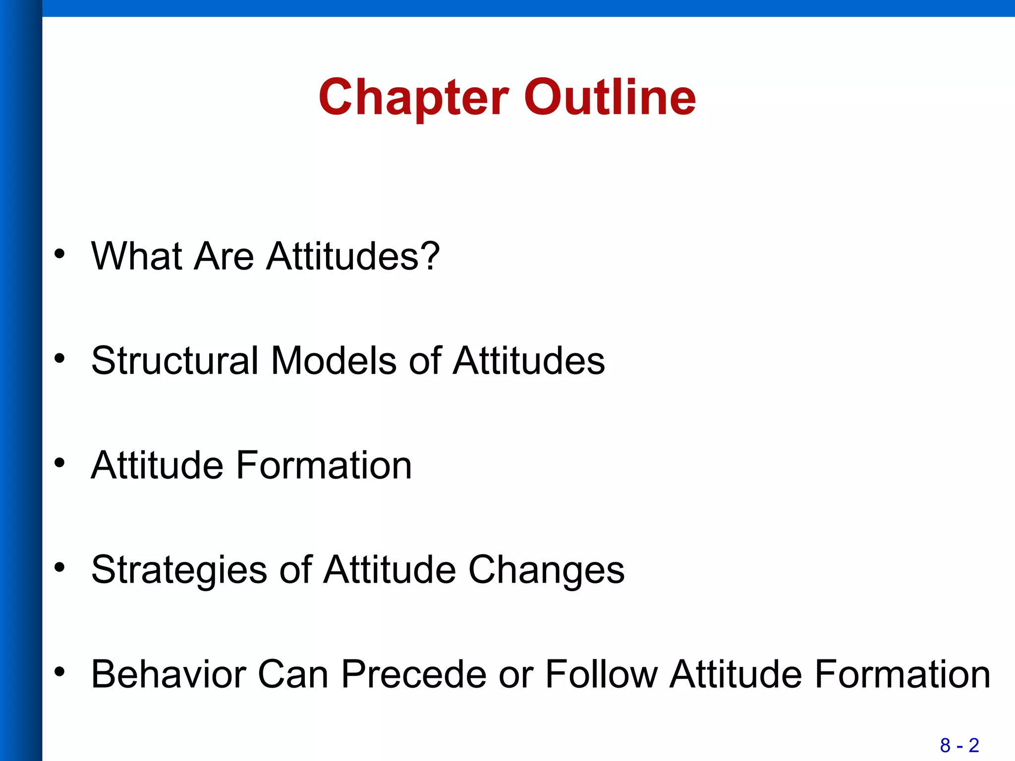 Consumer Attitude Formation and change | PPT
