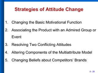 Consumer Attitude Formation and change