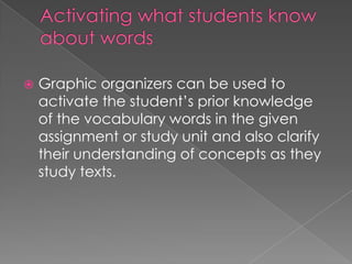 Developing Vocabulary and Concepts | PPTX