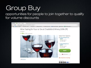 GGrroouupp BBuuyy 
ooppppoorrttuunniittiieess ffoorr ppeeooppllee ttoo jjooiinn ttooggeetthheerr ttoo qquuaalliiffyy 
ffoorr vvoolluummee ddiissccoouunnttss 
 