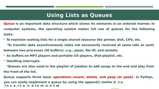 Comprehensive Guide to Python Data Structures and Operations | PPTX