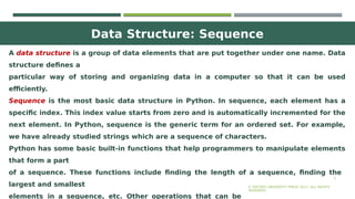 Comprehensive Guide to Python Data Structures and Operations | PPTX