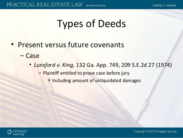 King Versus California King >> Chapter 8 Requirements for Deeds and Various Types of Real Property D… King Versus California King >> Chapter 8 Requirements for Deeds and Various Types of Real Property D…