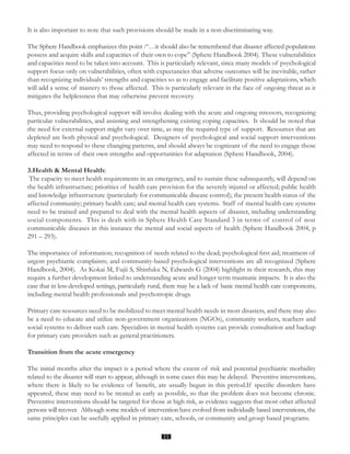 Chapter 8 Disaster Mental Health | PDF