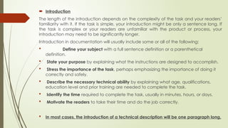 Instructions Protocols chapter 8 documentation, including instructions, specifications ...