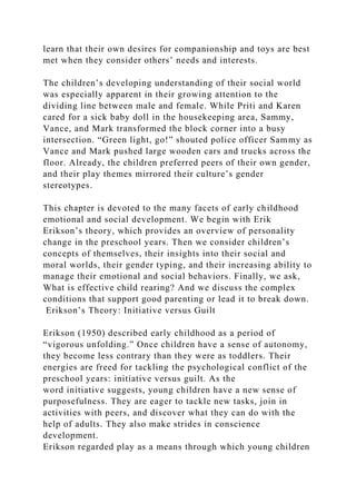 chapter 8 Emotional and Social Development in Early ChildhoodDur.docx