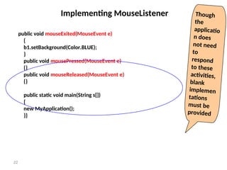 Chapter 8 event Handling.ppt m m m m m m | PPT