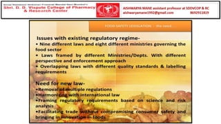 Chapter 8 food safety and standards act 2006 and rules 2011 | PDF