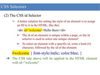 Css Using Hash Then Name Chapterrr_8_Introduction to CSS.pptx.pdf