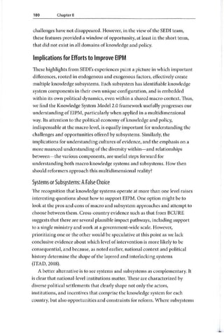 On knowledge systems & evidence use