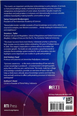 On knowledge systems & evidence use