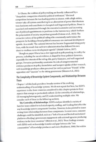 On knowledge systems & evidence use