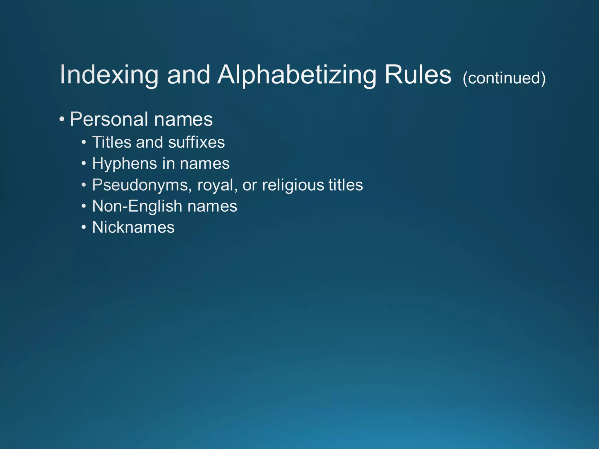 Chapter 8: Records Managment