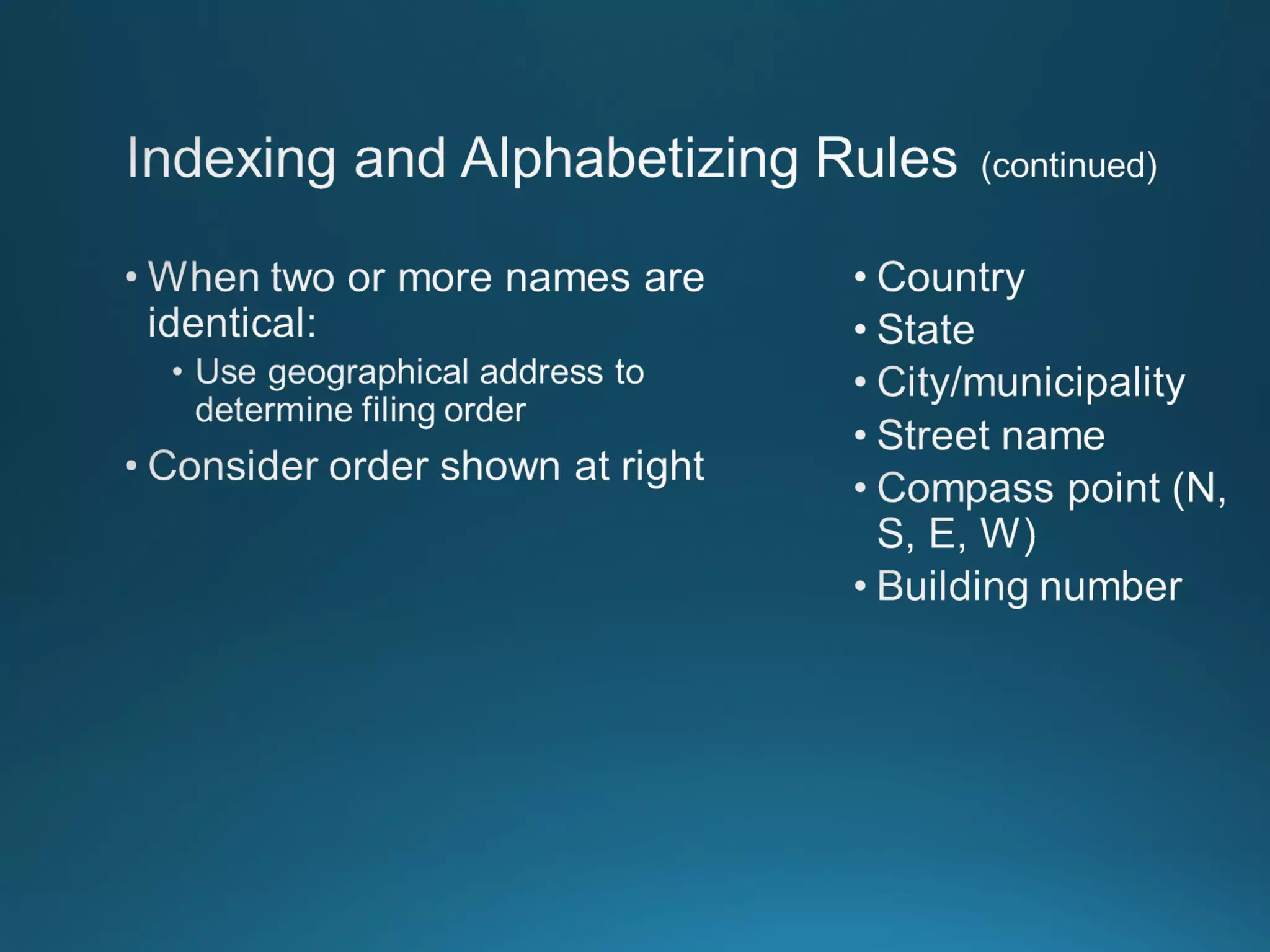 Chapter 8: Records Managment