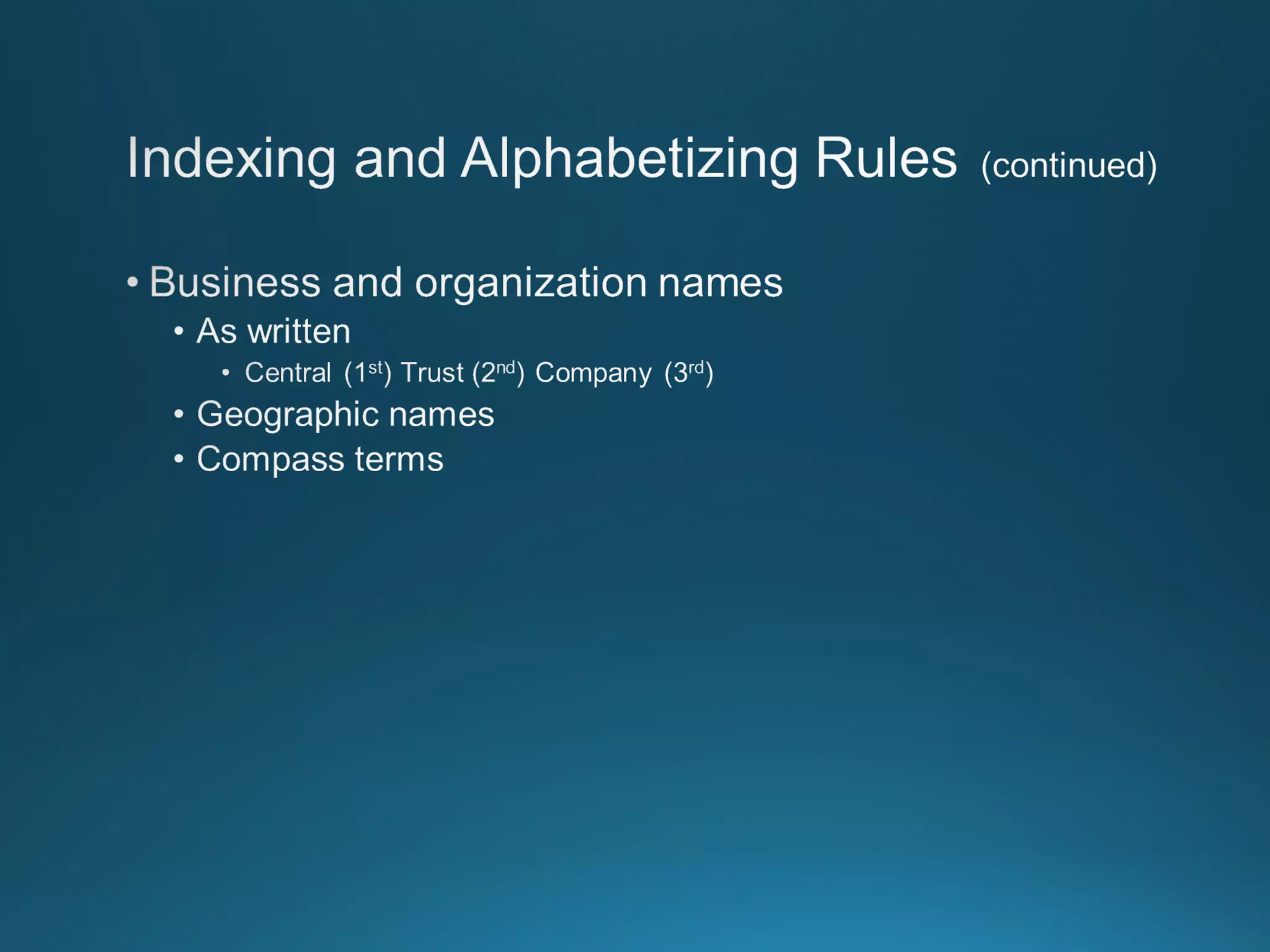 Chapter 8: Records Managment