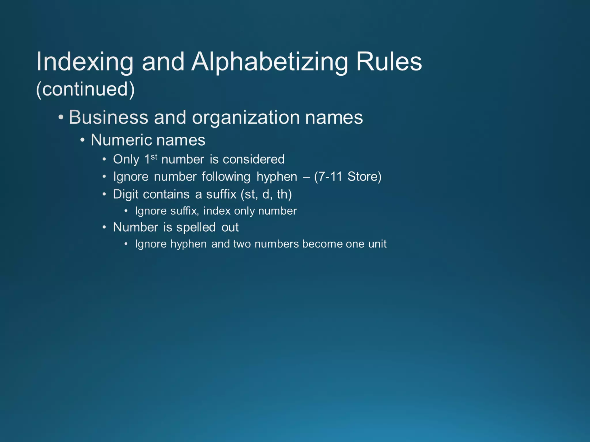 Chapter 8: Records Managment