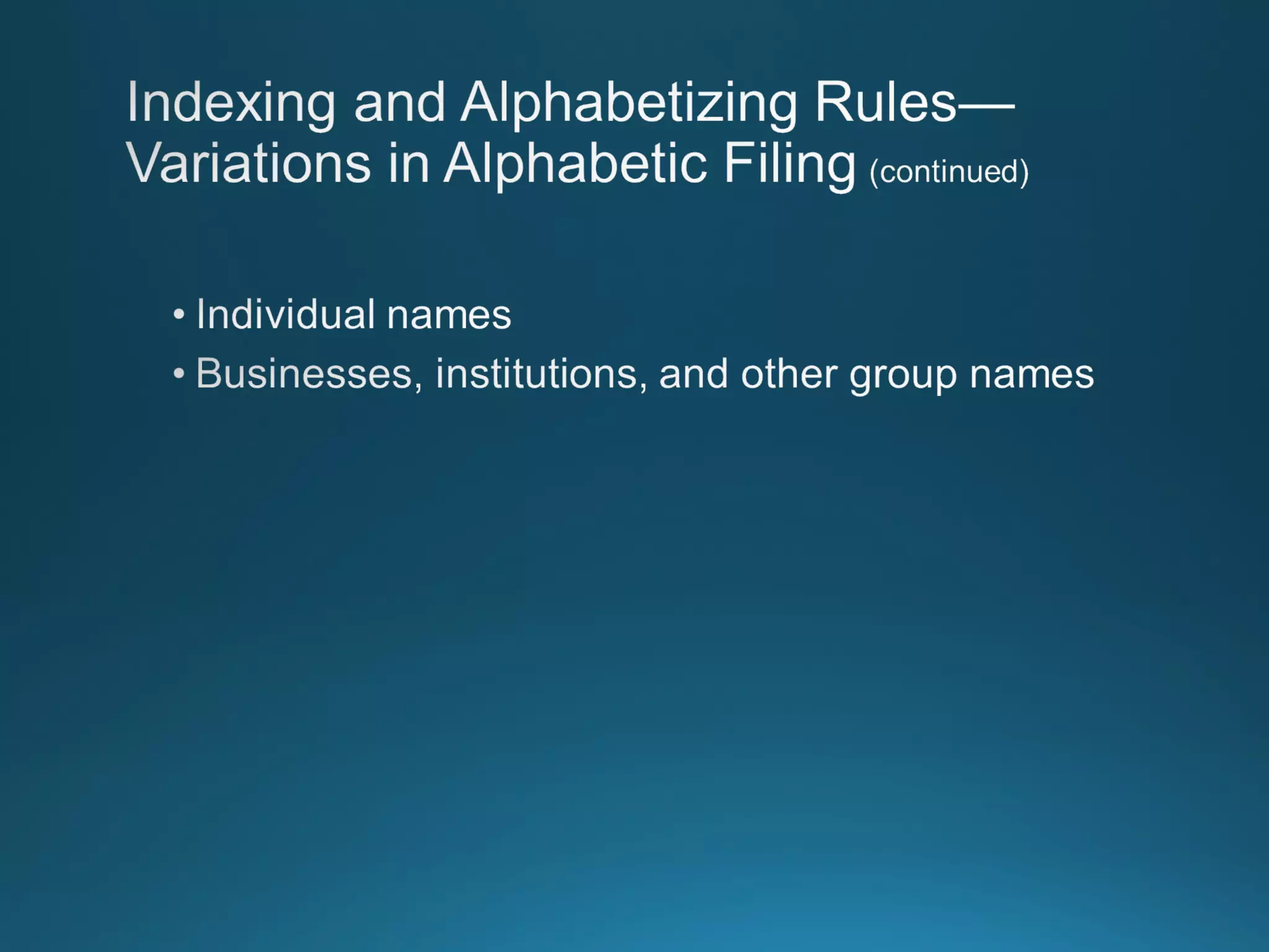 Chapter 8: Records Managment