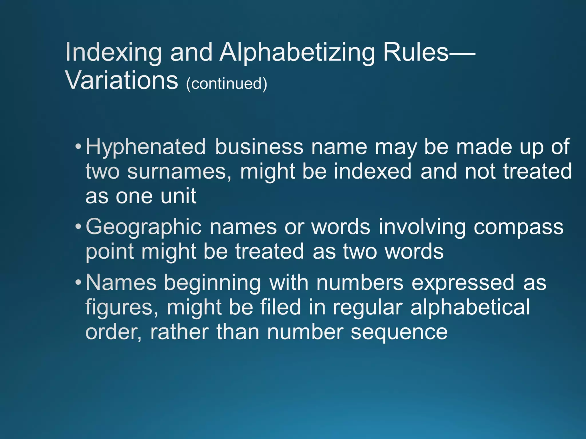 Chapter 8: Records Managment