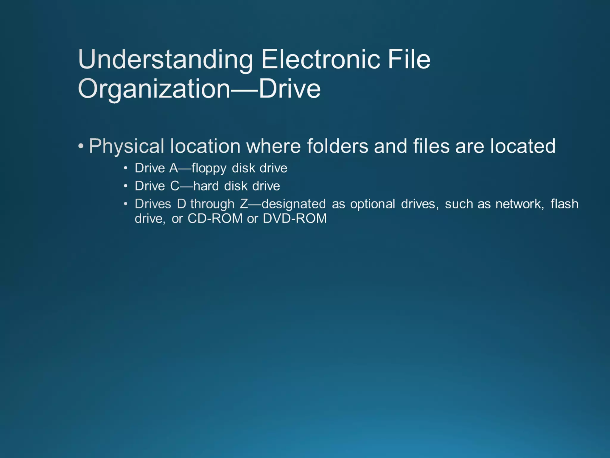 Chapter 8: Records Managment