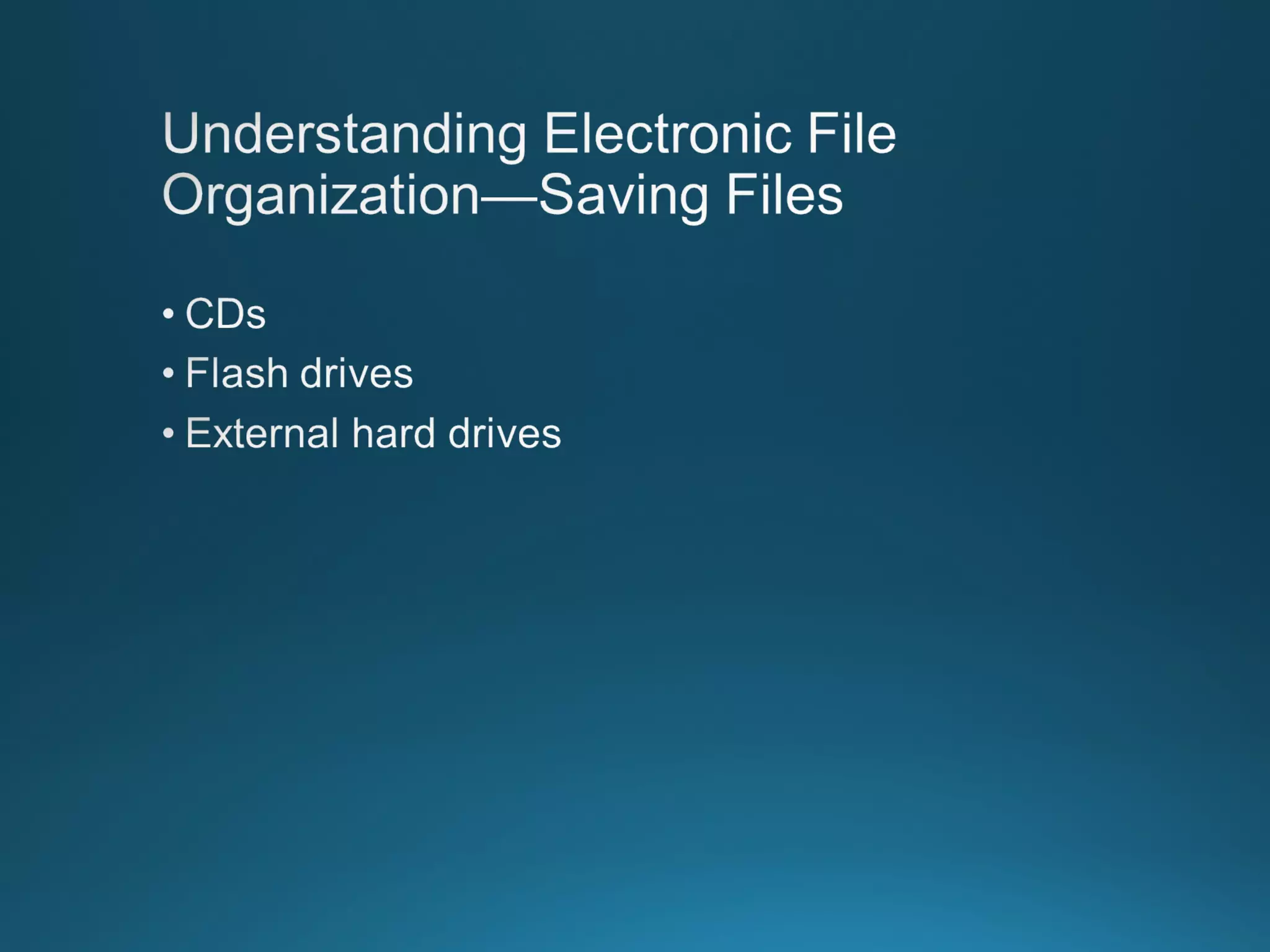 Chapter 8: Records Managment
