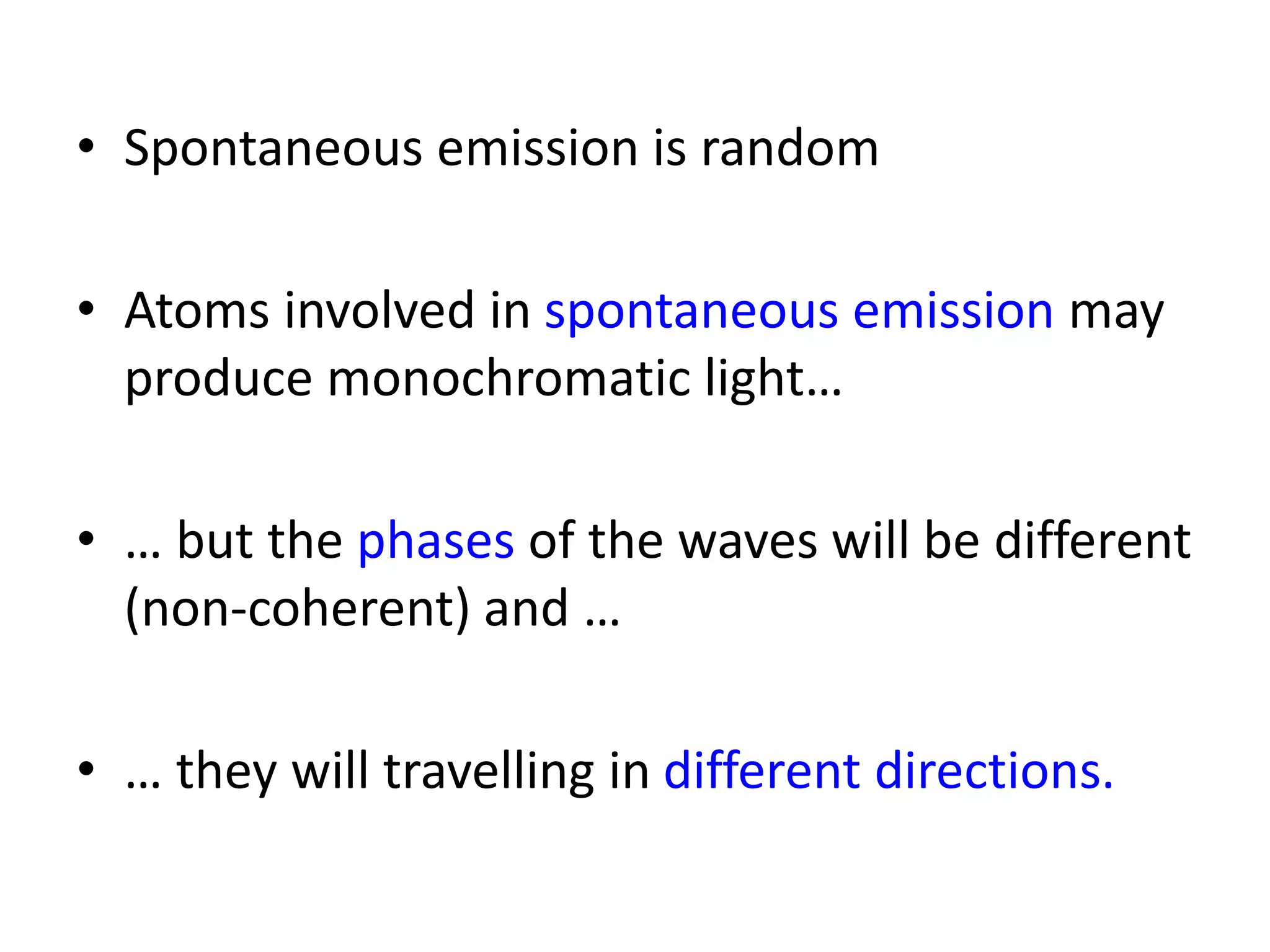 Chapter 8 masers and lasers | PPTX