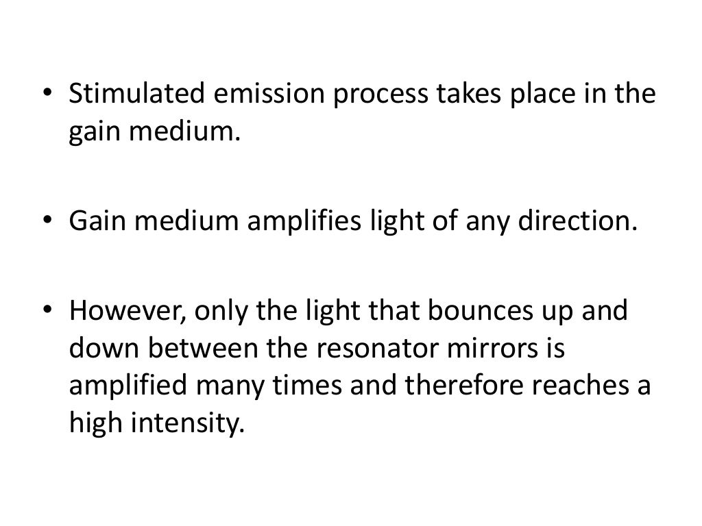 Chapter 8 masers and lasers