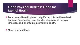 Chapter 8 mental health and well being in middle and late adolescence | PPT
