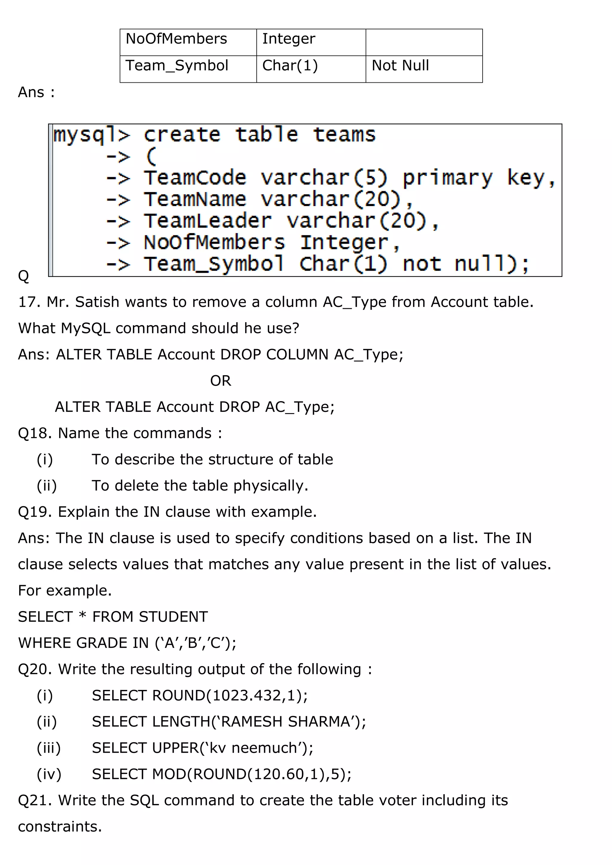 Chapter8 my sql revision tour | PDF