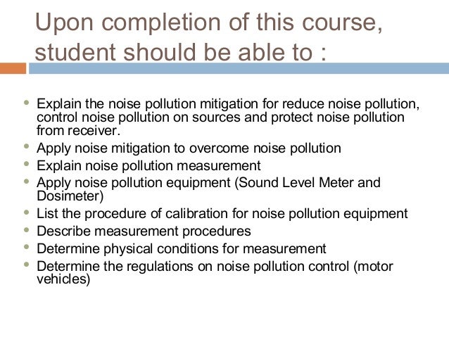Chapter 8 noise mitigation and measurement