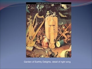 Garden of Earthly Delights, detail of right wing 